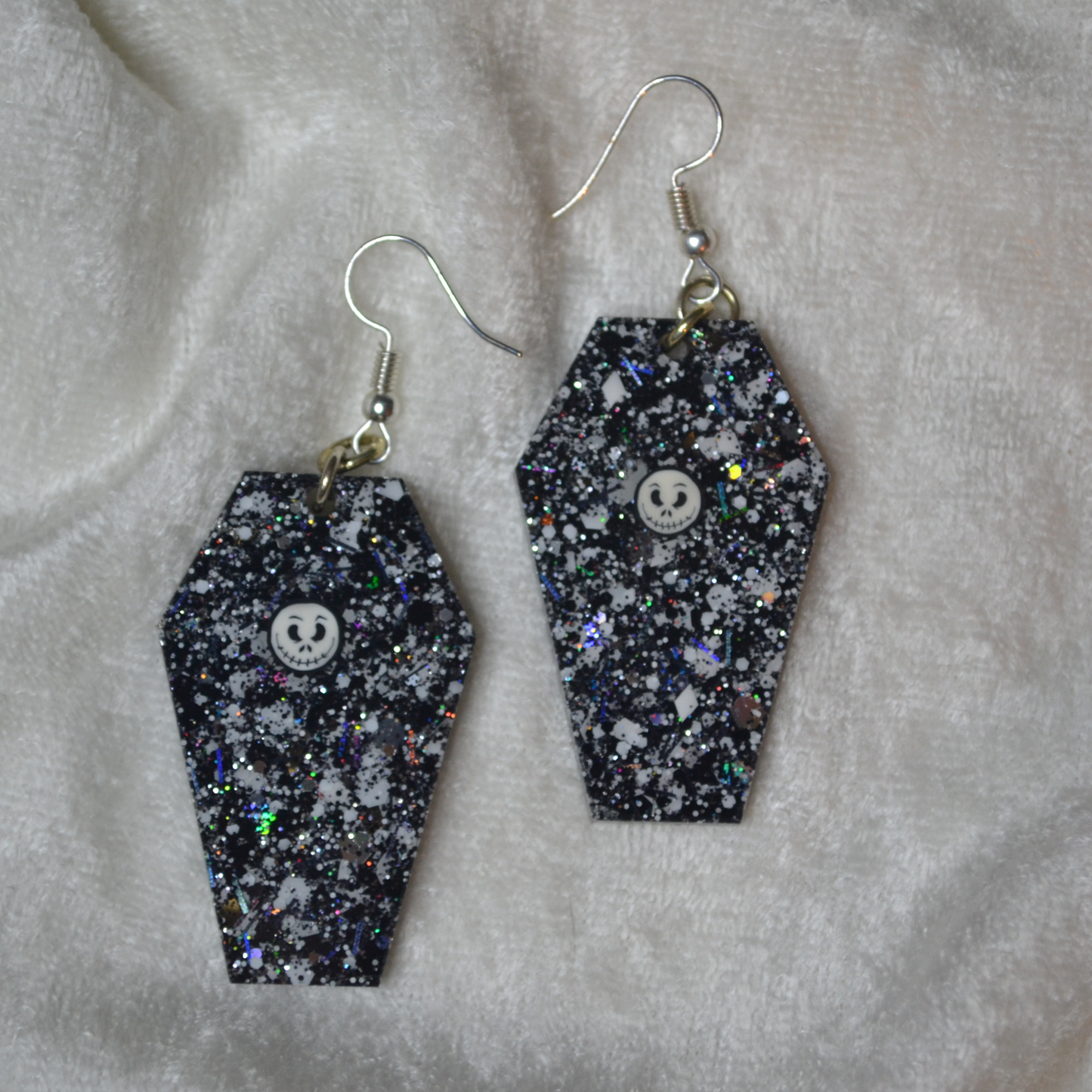 Jack Skellington Coffin Earrings