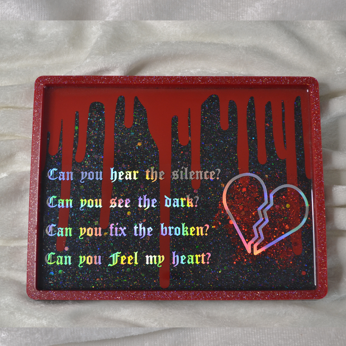 "Can you feel my heart?" Wall Hanging