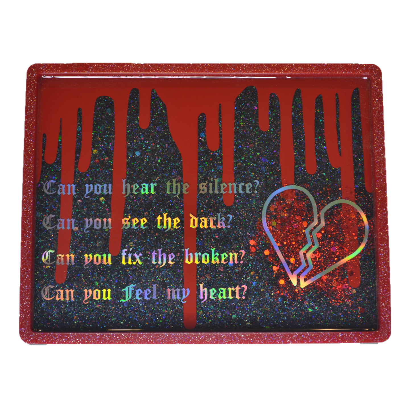 "Can you feel my heart?" Wall Hanging