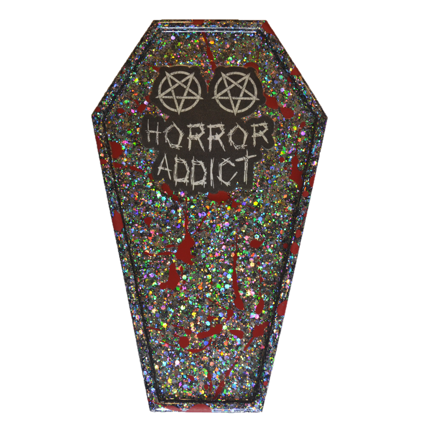 Horror Addict Coffin Wall Hanging
